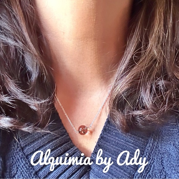 Alquimia Silver Smokey Quartz Necklace - Picture 3 of 3